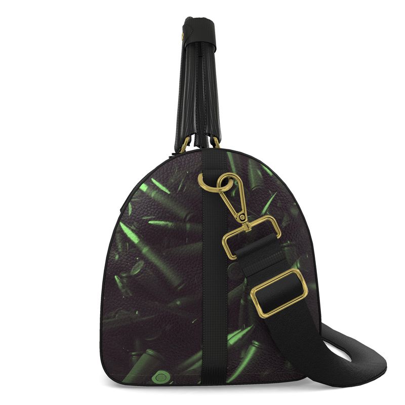 Ammunition Leather Duffle Bag - Night Vision Studios