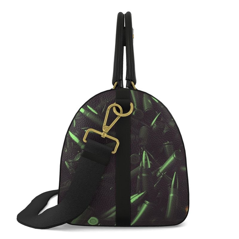 Ammunition Leather Duffle Bag - Night Vision Studios